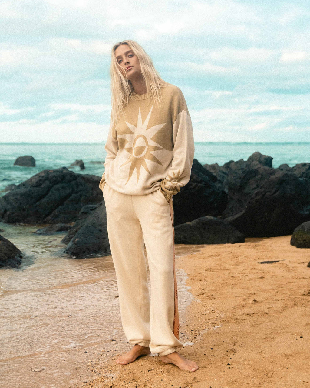 Reverse Heat Sweater - Green Ash