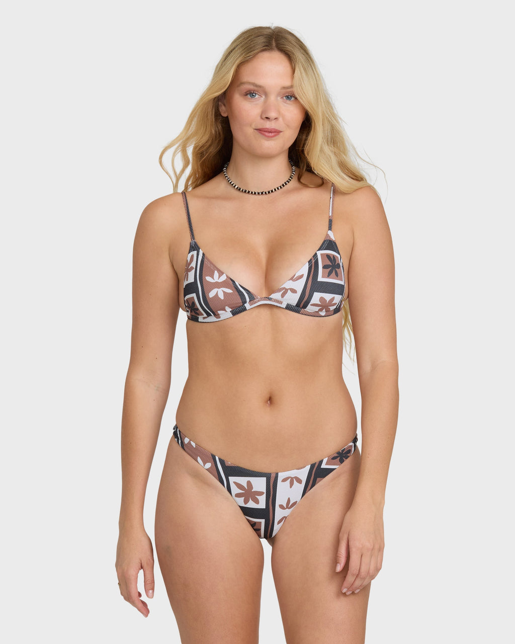 Stay Grounded Sunni Tiny Bikini Bottoms - Brown Stone