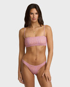 Dreamy Daze Tully Reversible Bandeau Bikini Top - Sweet Lilac