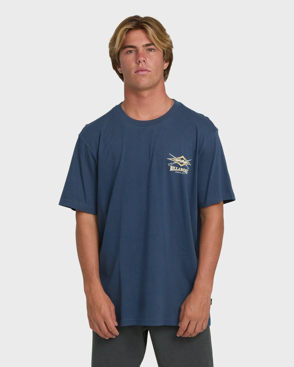 Crossboards Premium Short Sleeve Knit T-Shirt - Dark Denim