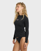 Sol Searcher UPF 50 Long Sleeve Rashguard - Black Pebble