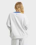 Sunset Palm Crewneck Sweatshirt - Heather Gray