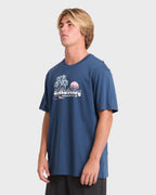 Check Out Premium Short Sleeve Knit T-Shirt - Dark Denim